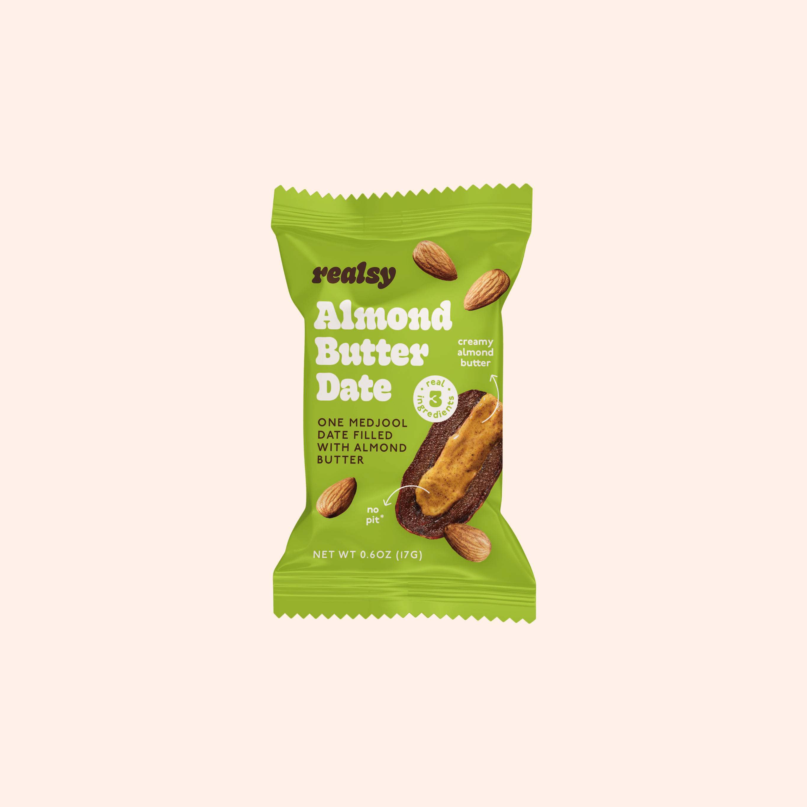 Almond Butter Dates | Individually Wrapped (40 count) | Wholesale