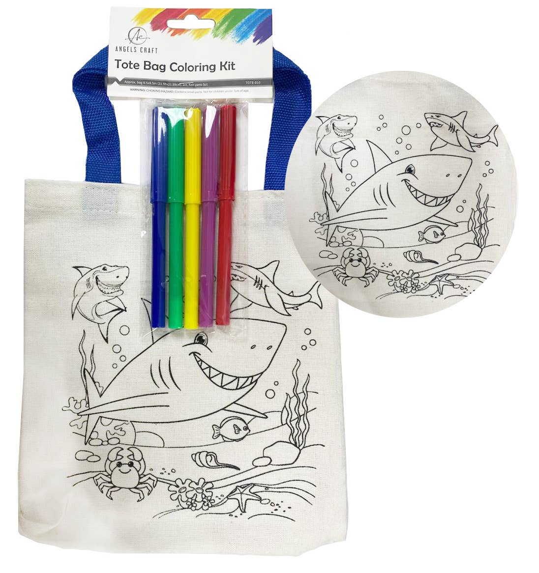 Color Your Own Tote! – 5 Fun Designs to Choose From