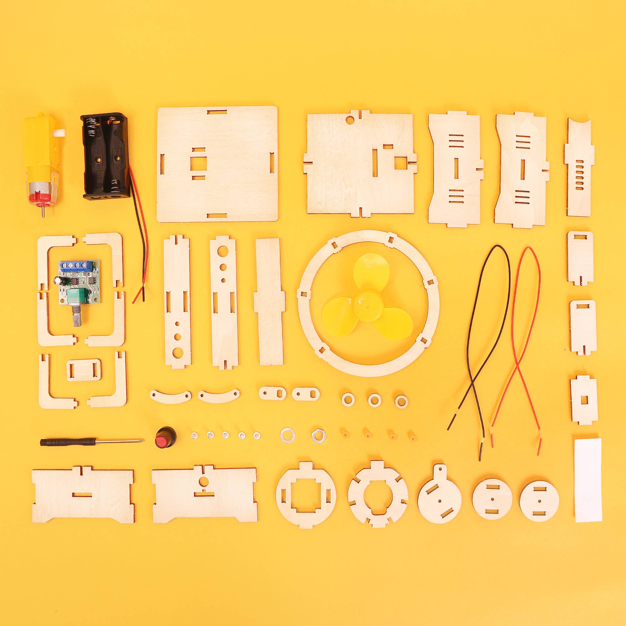 Variable Speed Oscillating Fan DIY Kit, STEM Toy, Craft Kit