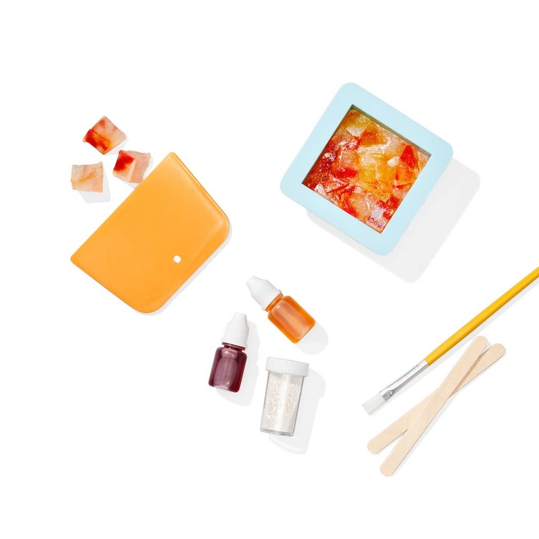 Crystal Geode Soapmaking Kit, DIY Soap Making Kit for Kids