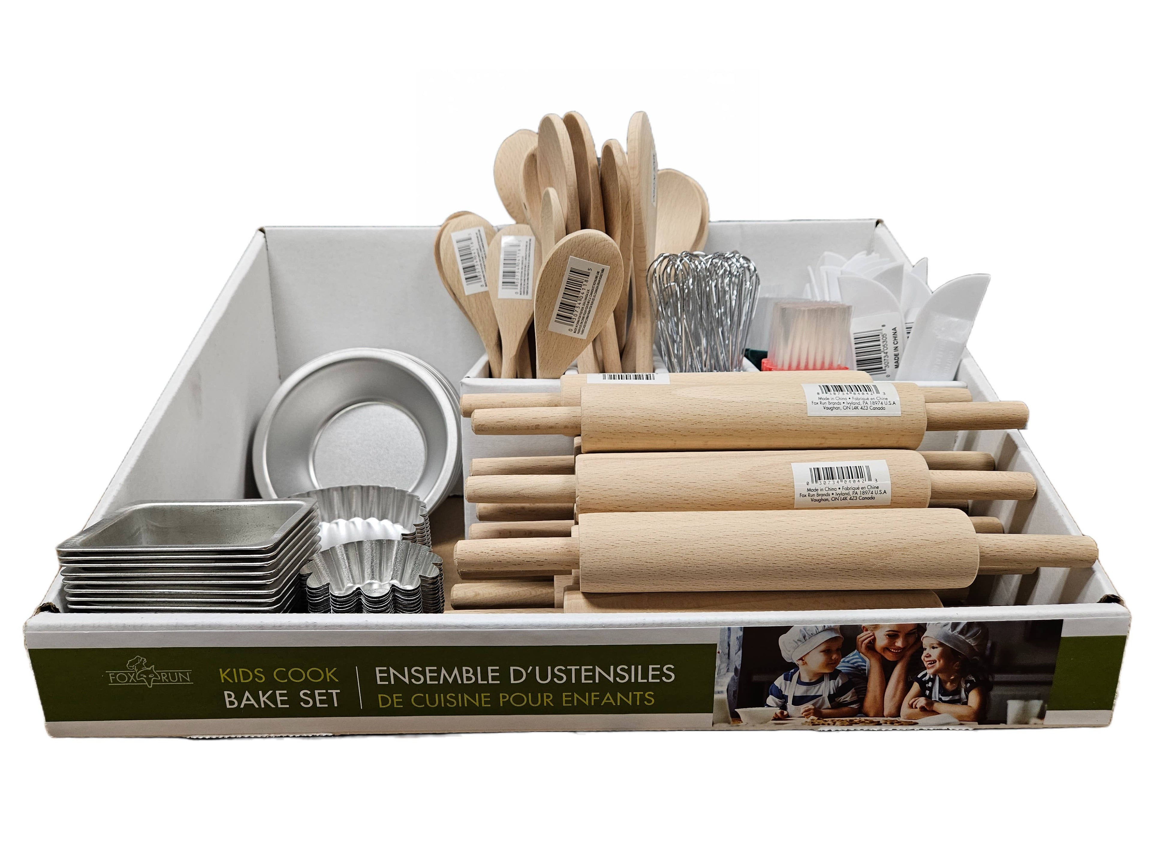 Fox Run Kids Cooking Tools, Display of 156