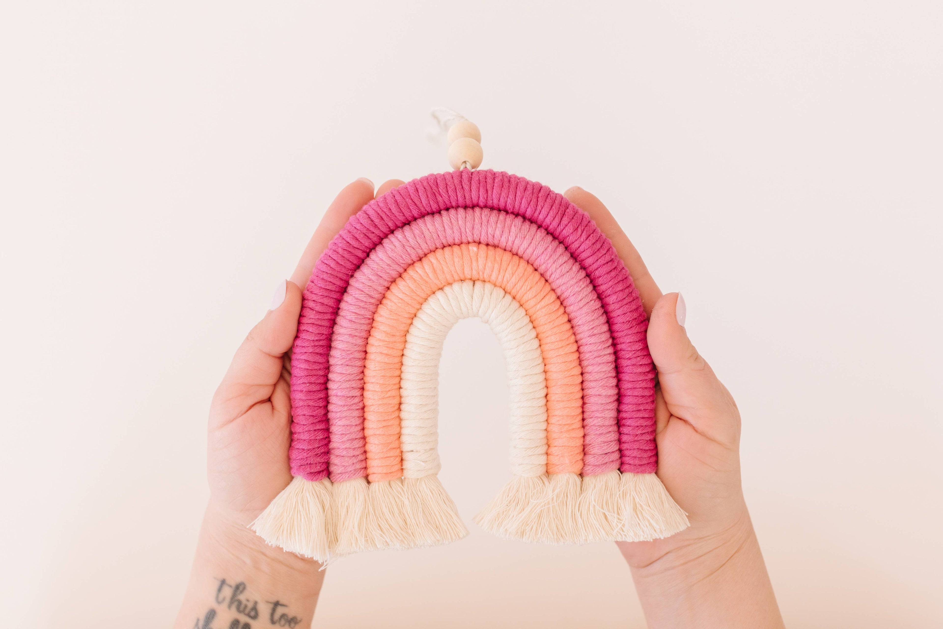 DIY Macrame Rainbow Kit – Fun, Giftable Craft for All Ages