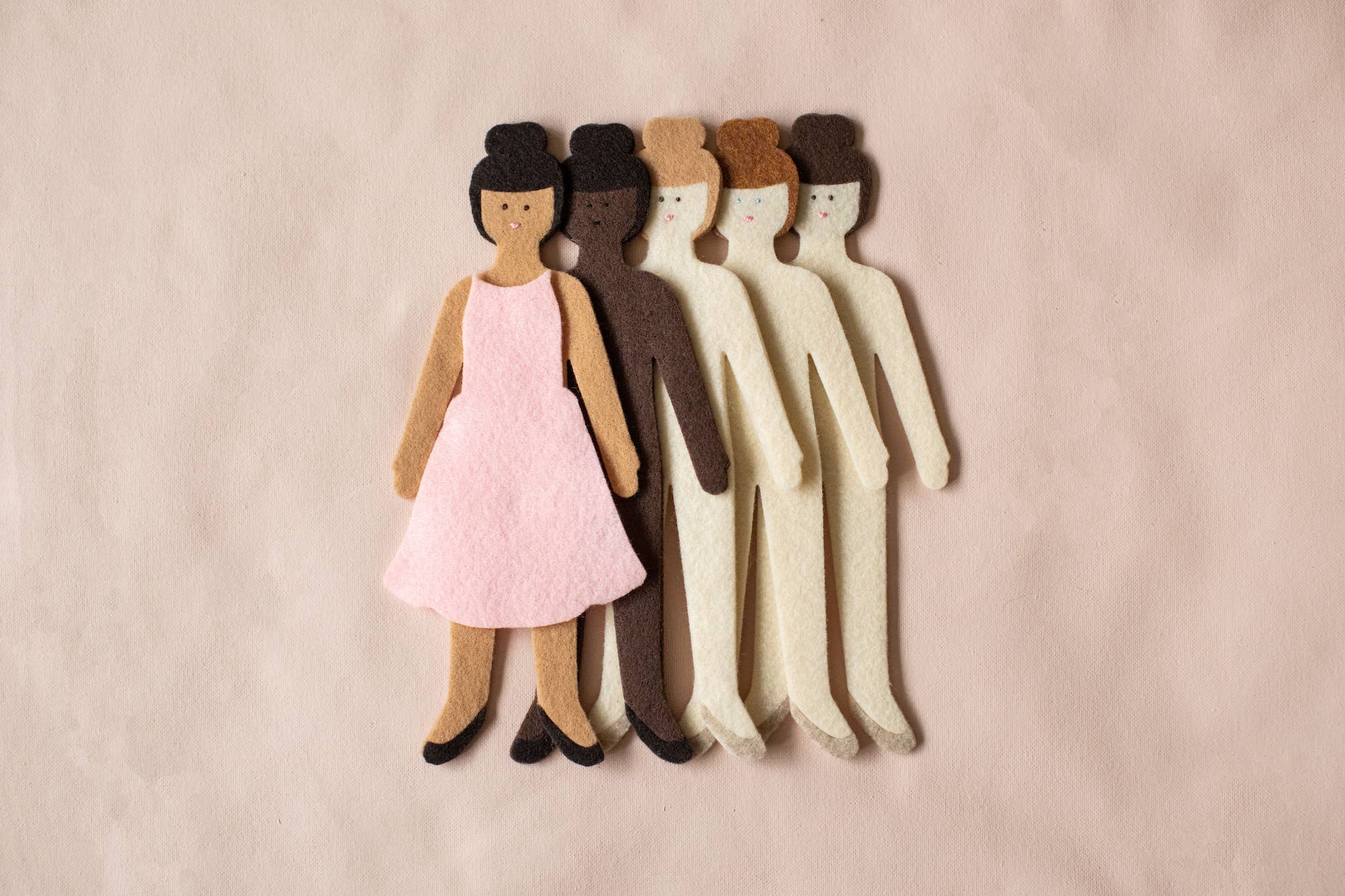 Felt Doll - Starter Girl in Cinnamon