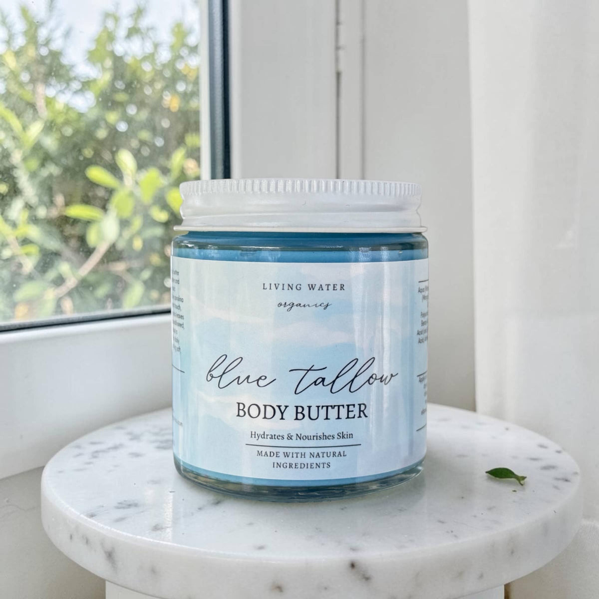 Aqua Tallow Body Butter with Organic Blue Spirulina