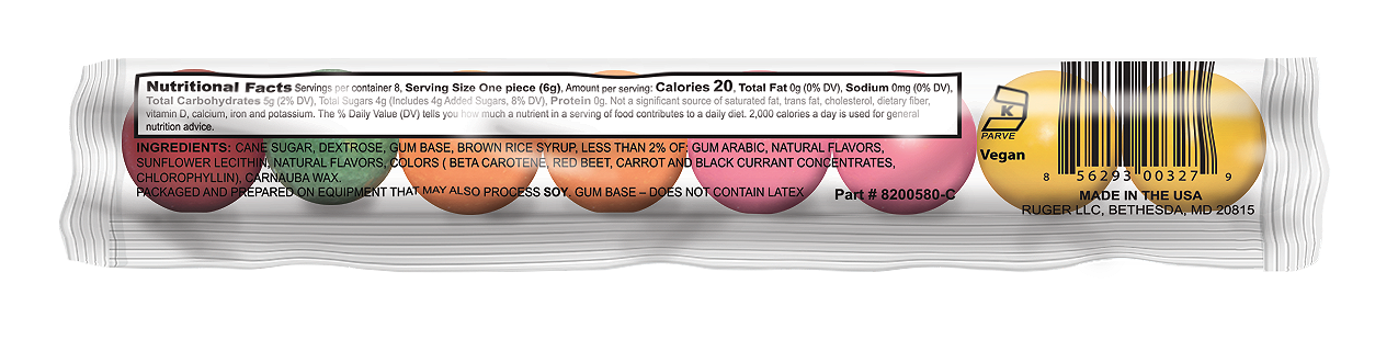 Tree Hugger Bubble Gum Citrus Berry 8 CT TUBES/12PerDisplay