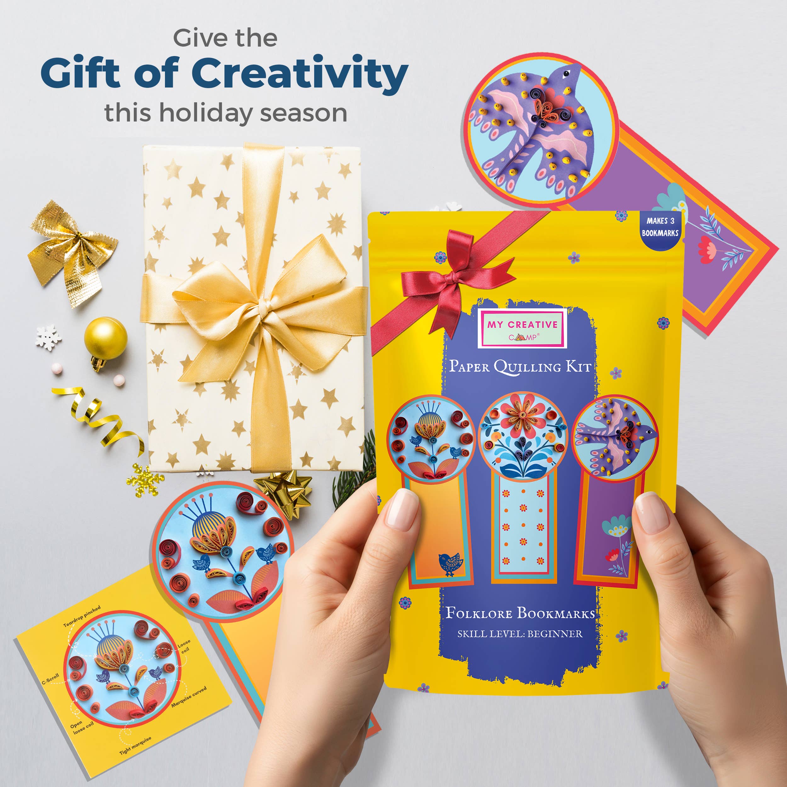 Bookmark Quilling Paper Craft Kit