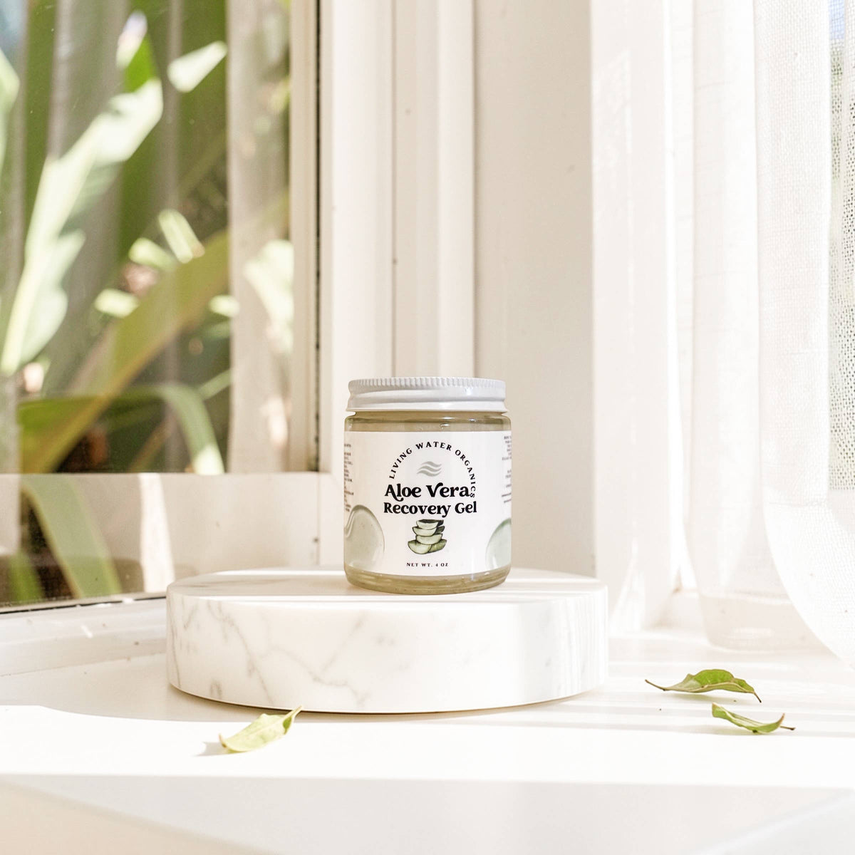 Aloe Vera Recovery Gel made with Organic Aloe Vera, Post Sun