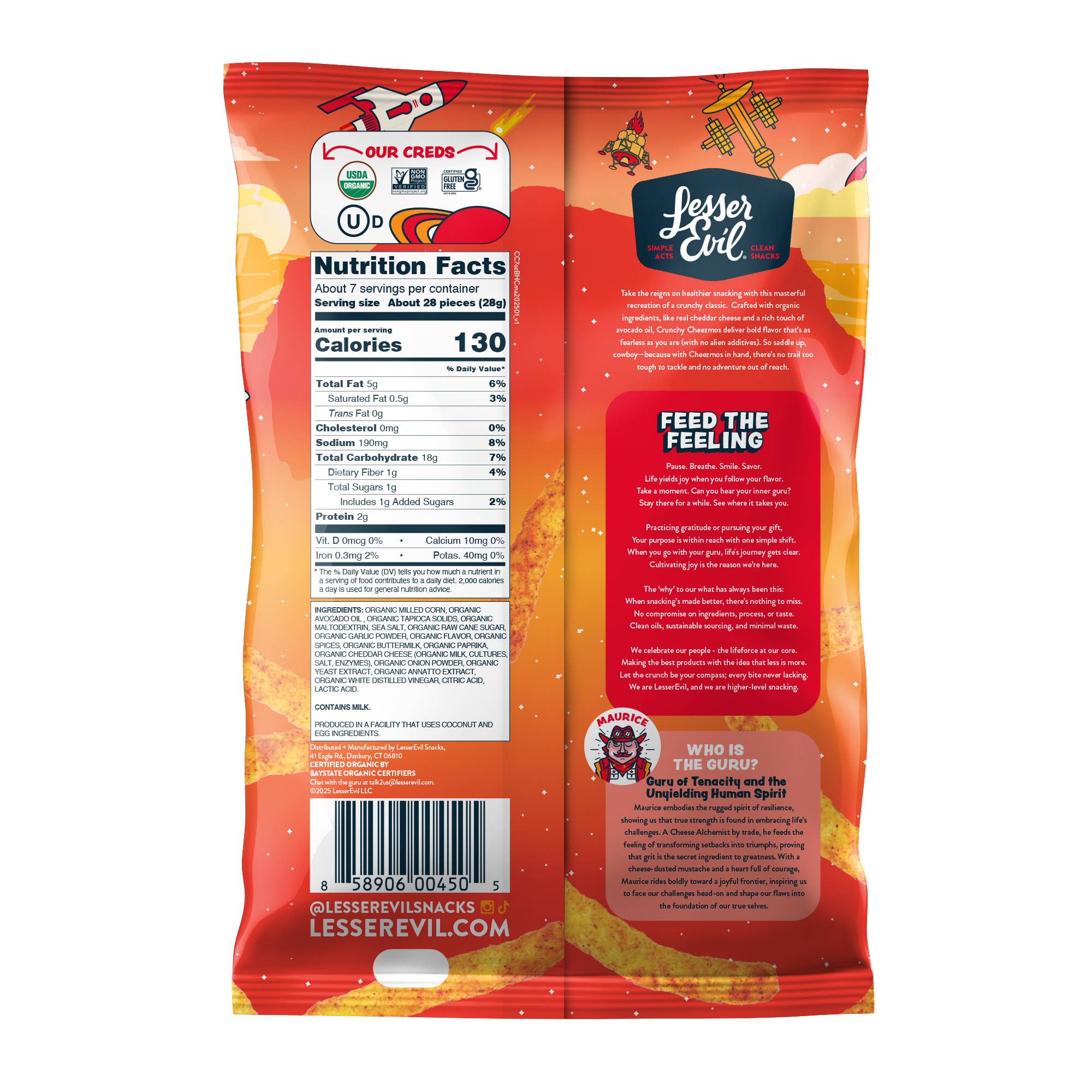 Cheezmos, Blazin' Hot Cheddar 7oz