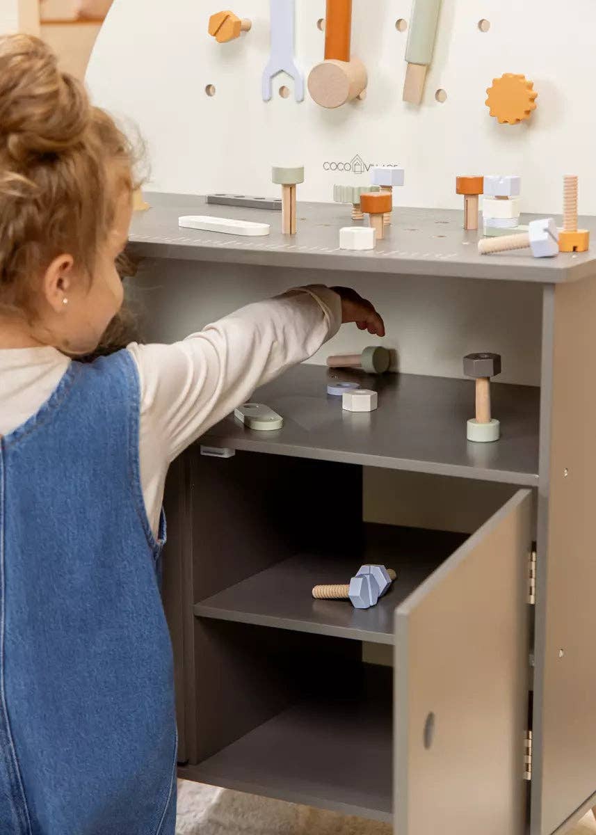 Wooden Workbench Playset