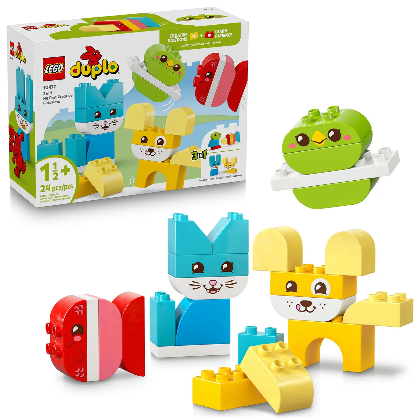 LEGO® DUPLO® My First 3 in 1 Creative Cute Pets (10477)