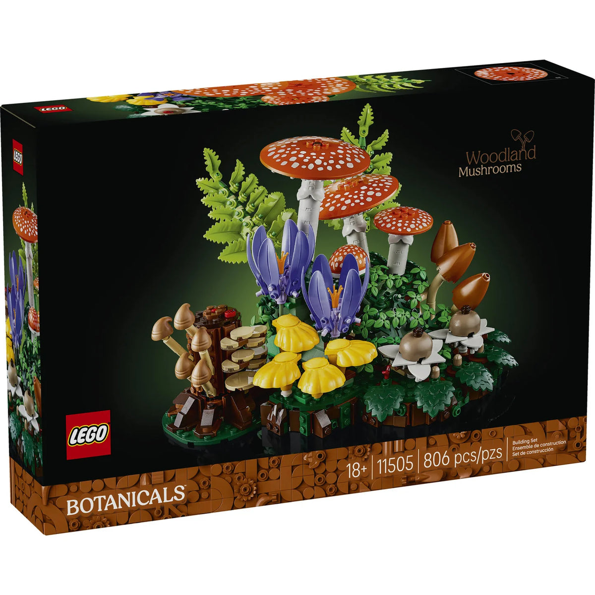 LEGO® Botanicals Woodland Mushrooms (11505)