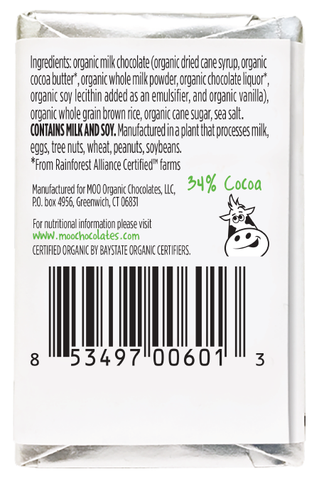 Organic Rice Crisps & Milk Chocolate Mini Bars, 0.7 oz