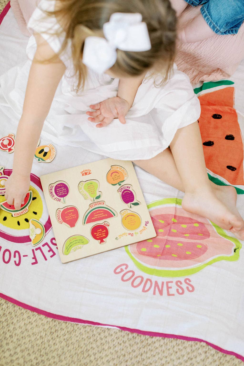 Fruit of the Spirit Wood Puzzle with Scripture