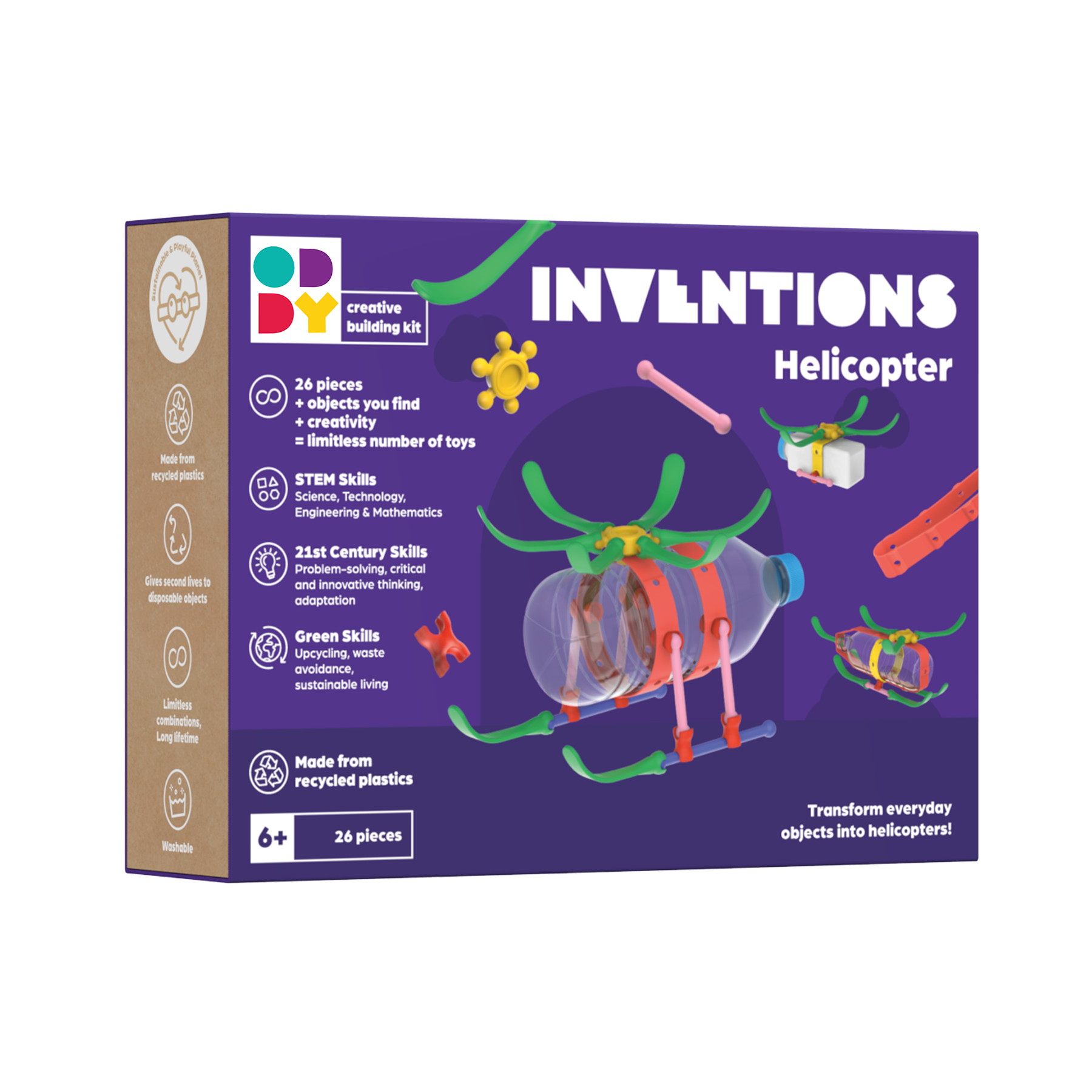 Oddy Inventions Helicopter Building Kit