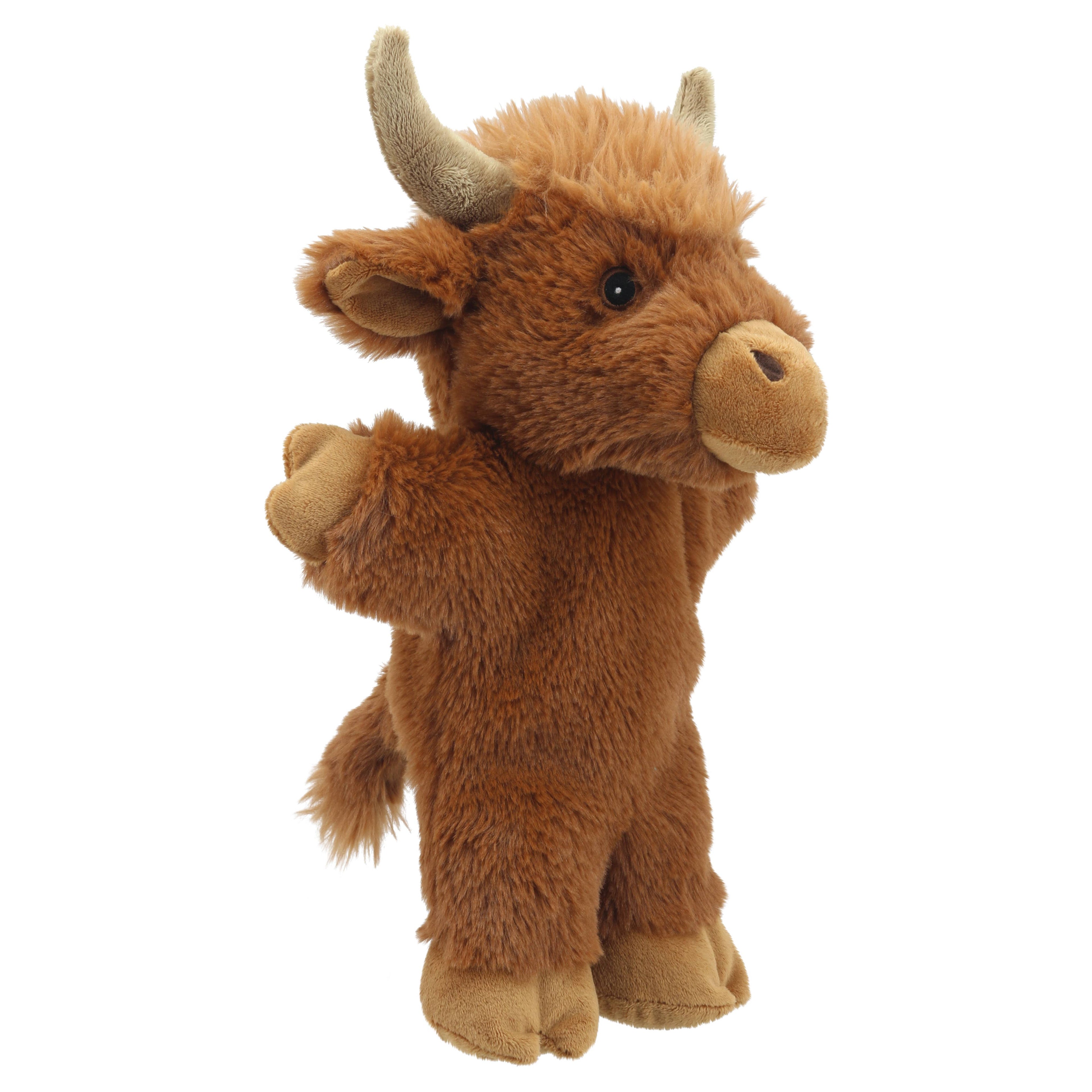 Eco Walking Hand Puppets - Cow (Highland)