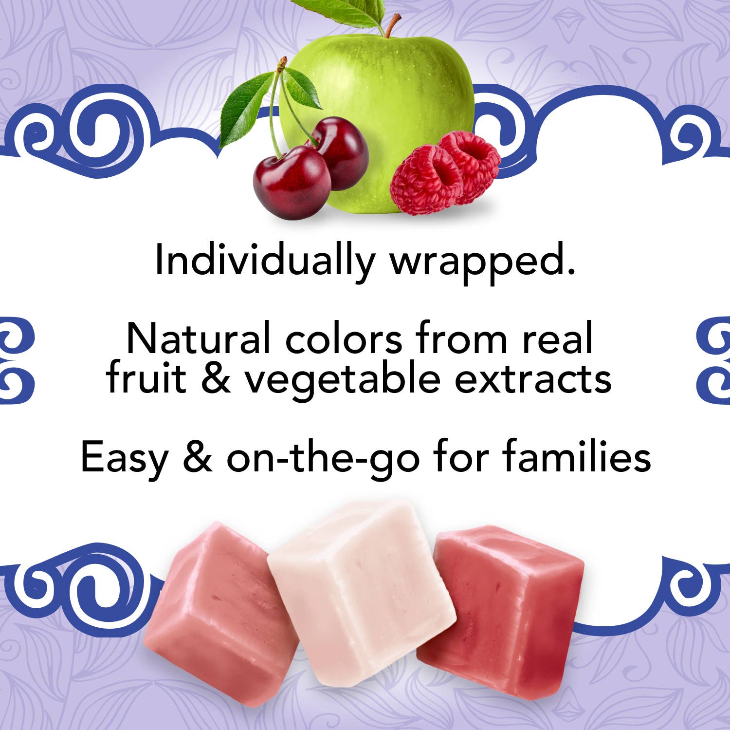 Organic Sour Chewy Candies -  Gluten Free Candy, No Dyes