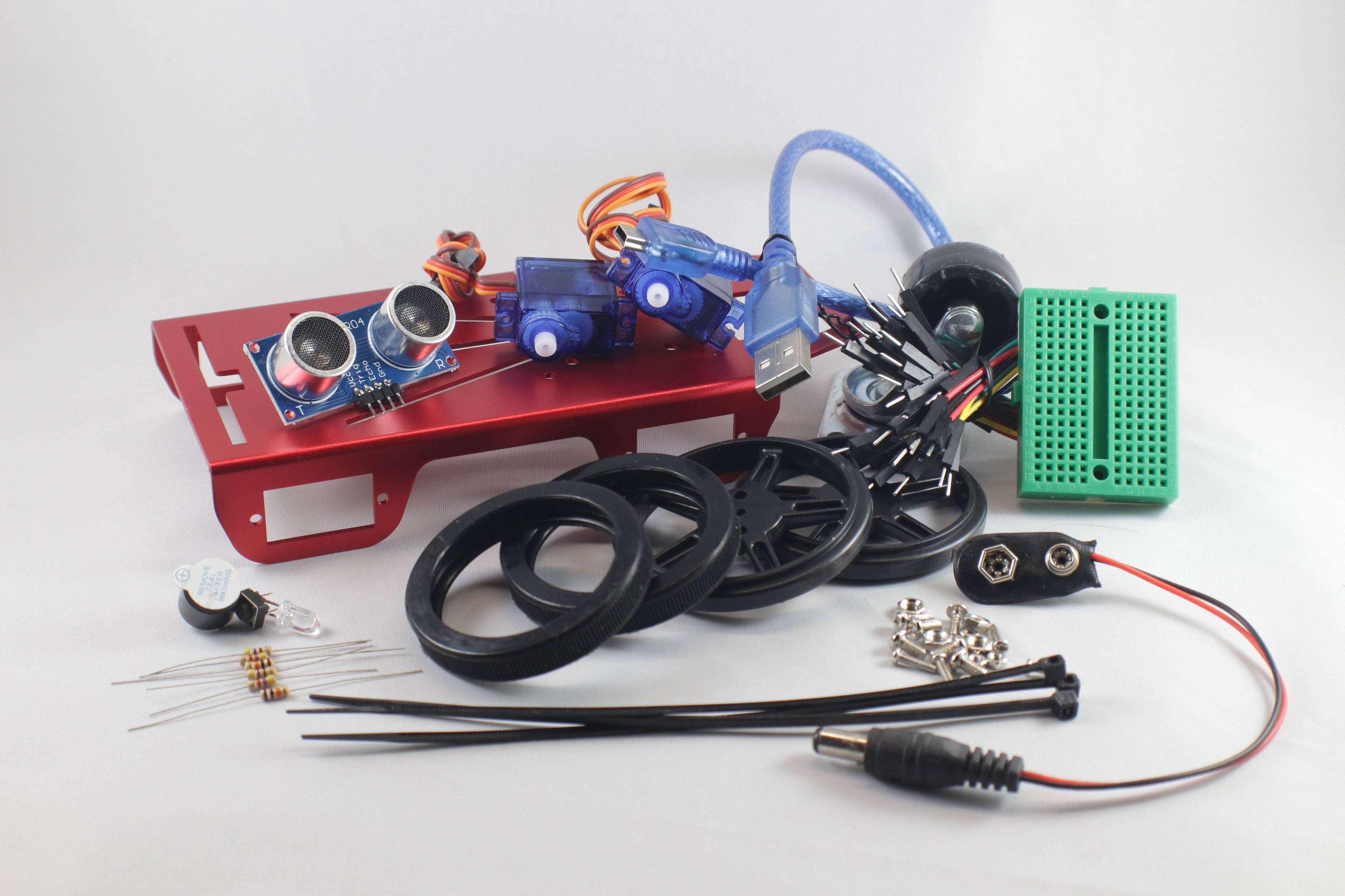 Barnabas Racer: Arduino-Compatible 2WD Servo Motor Car Kit