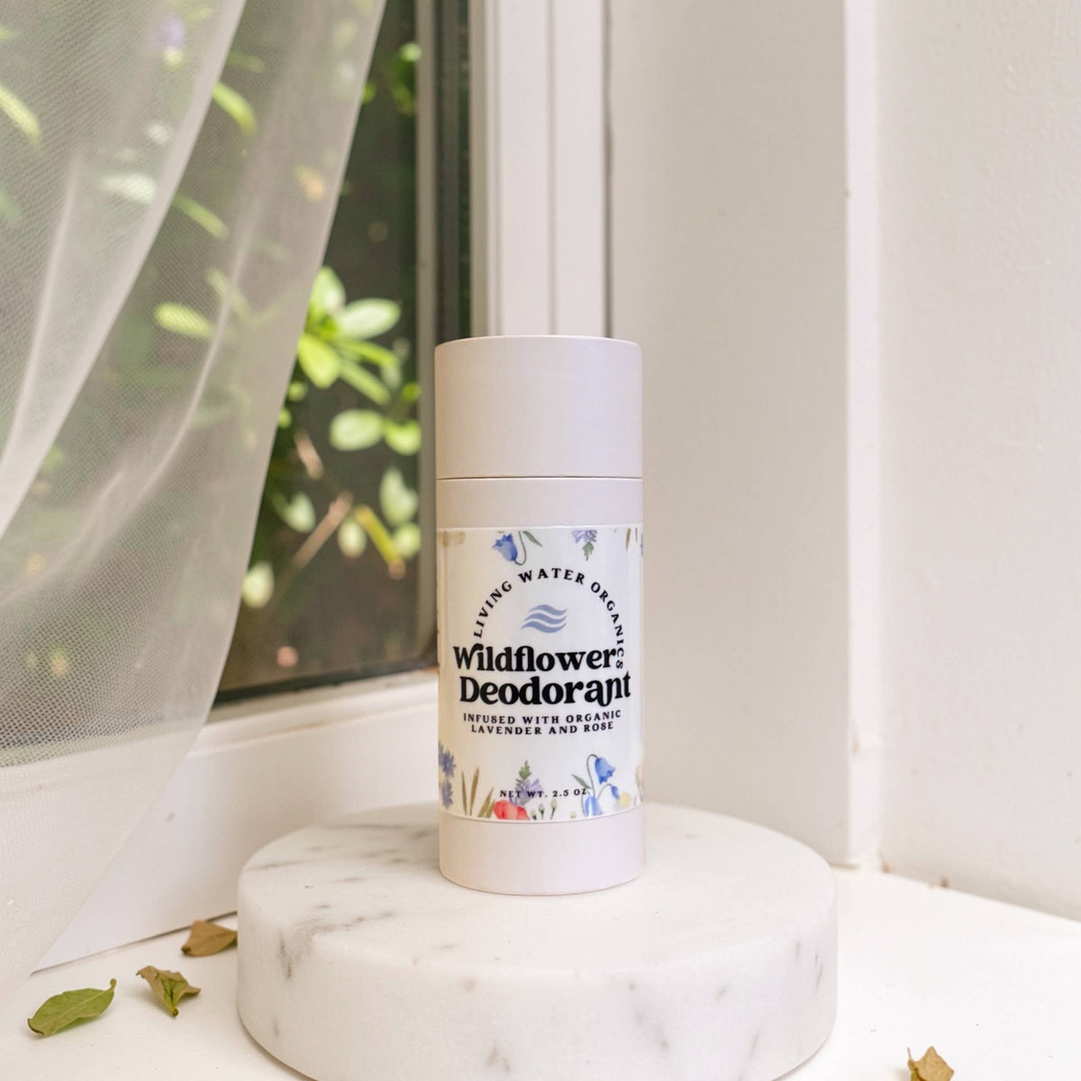 Wildflower Deodorant in Eco-Friendly Tube