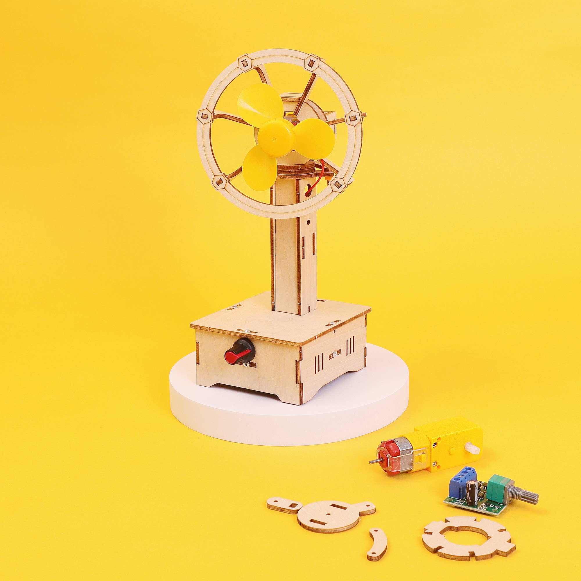 Variable Speed Oscillating Fan DIY Kit, STEM Toy, Craft Kit