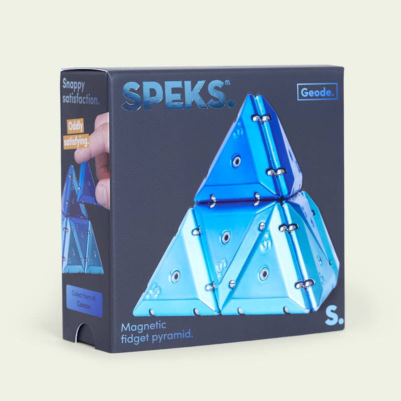 Geode Chrome Pyramids Magnetic Sensory Toys