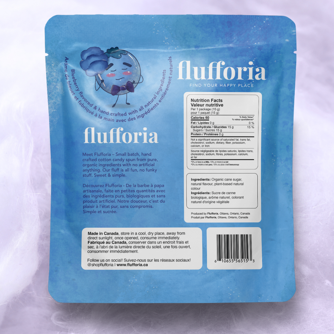 Bluebeary | Blueberry Organic Cotton Candy | Natural Flavors