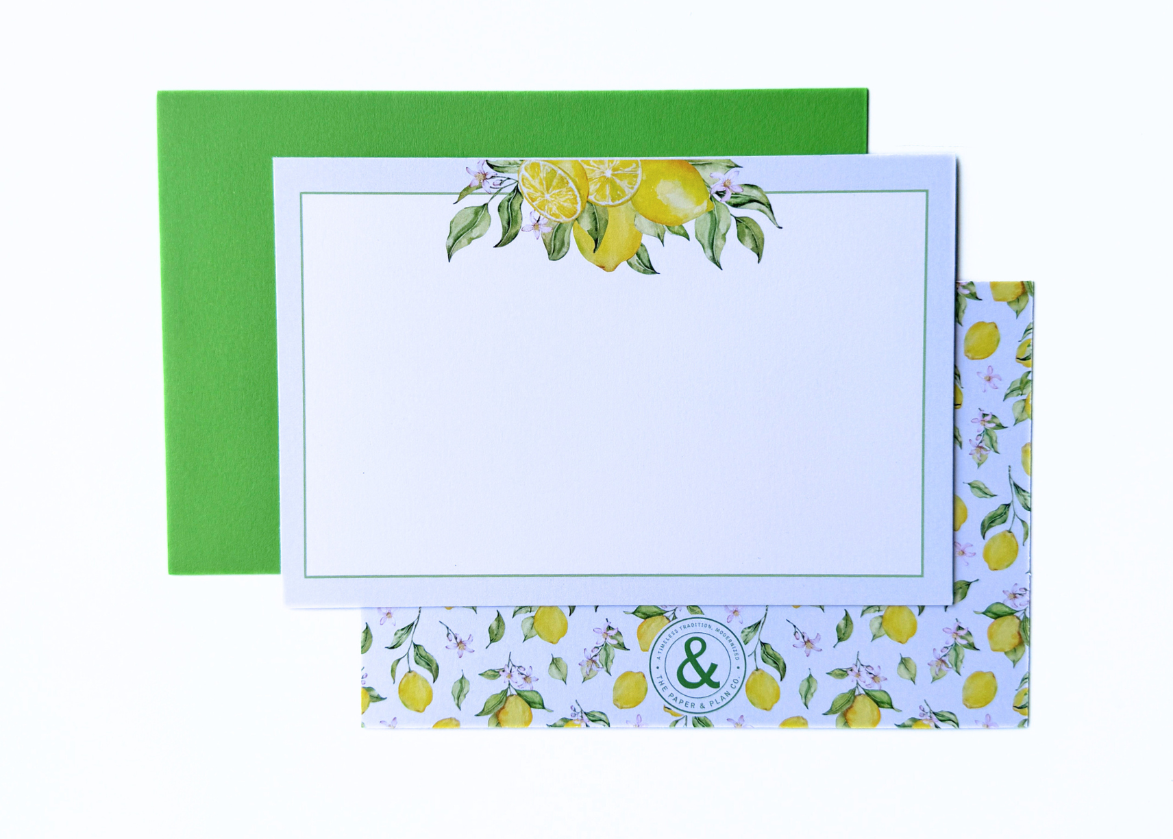 Lemon Notecard Set