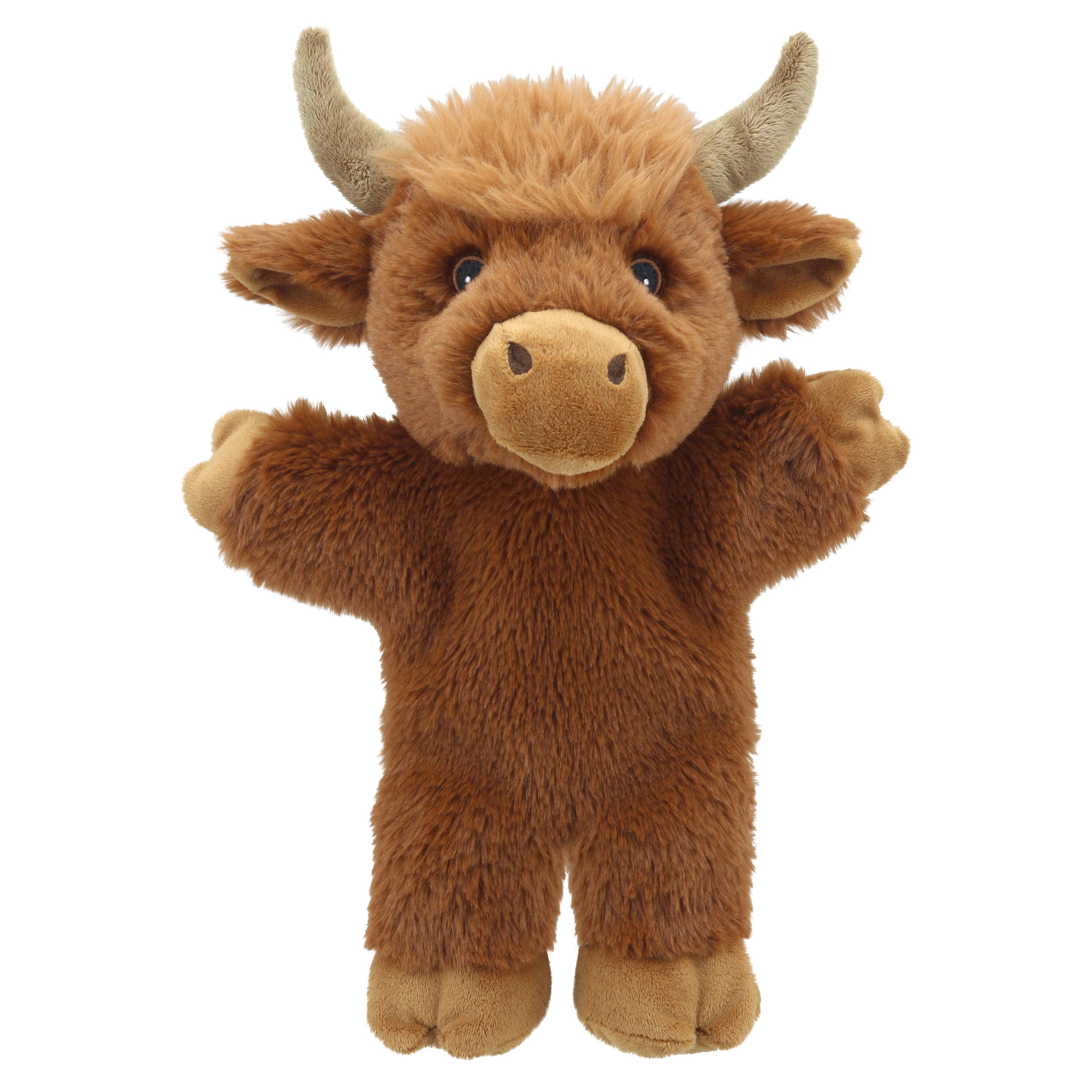 Eco Walking Hand Puppets - Cow (Highland)