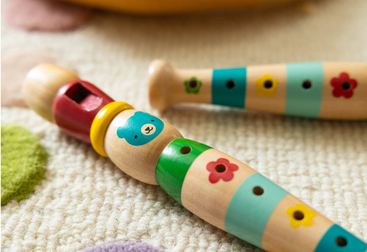 Playful Tunes Wooden Recorder CDU of 10