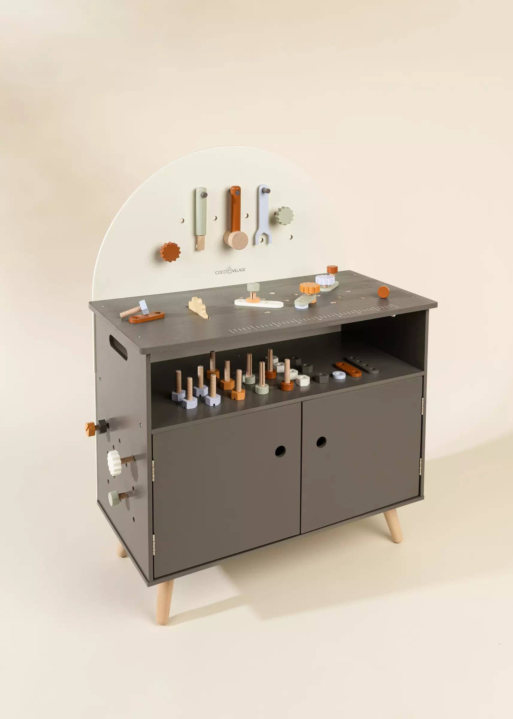 Wooden Workbench Playset