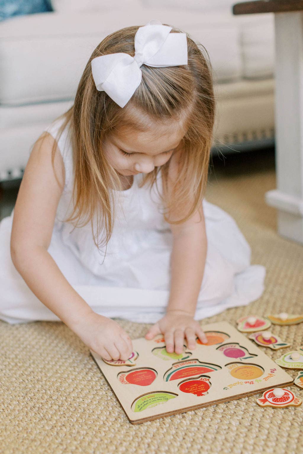 Fruit of the Spirit Wood Puzzle with Scripture