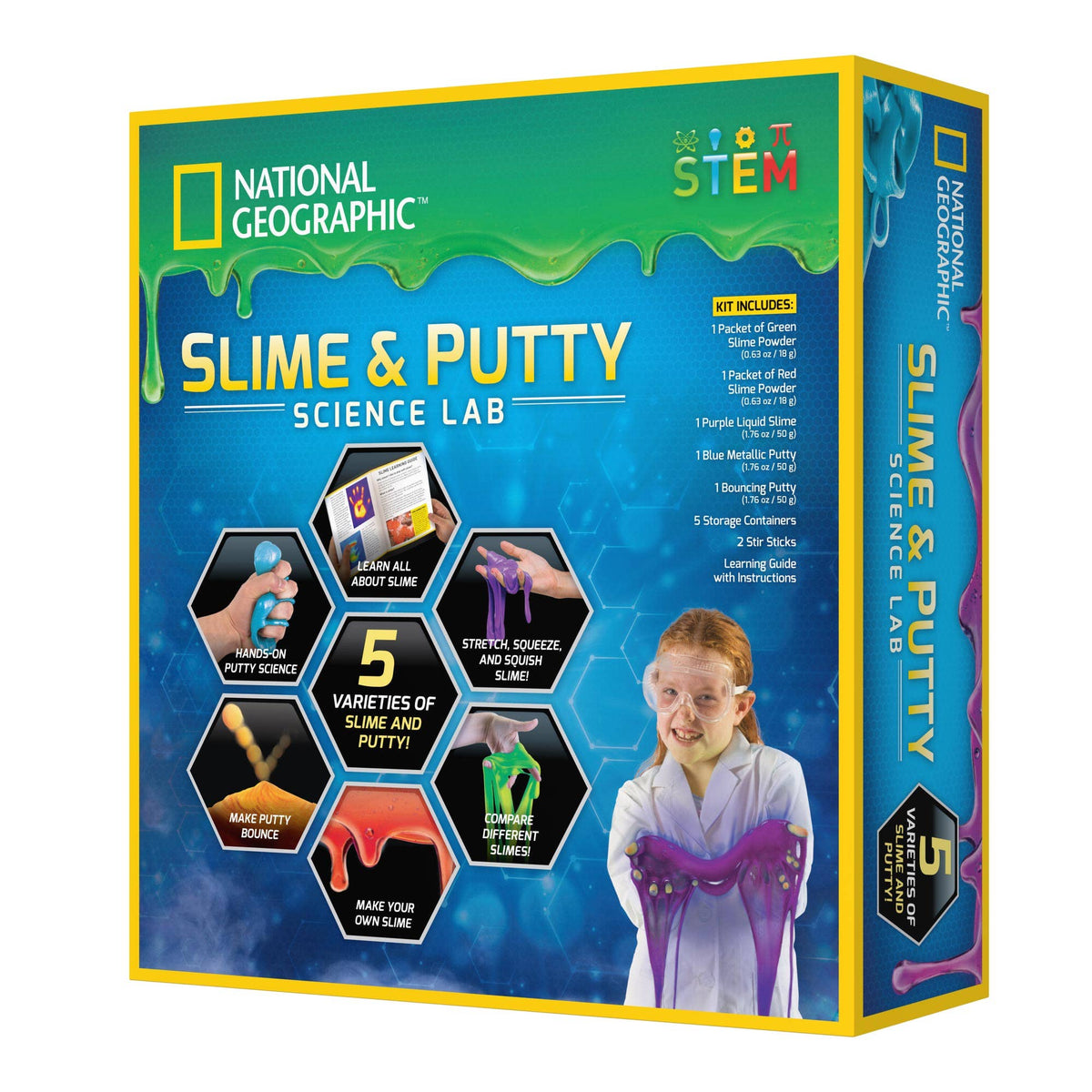 National Geographic Slime & Putty Lab, Ages 6+