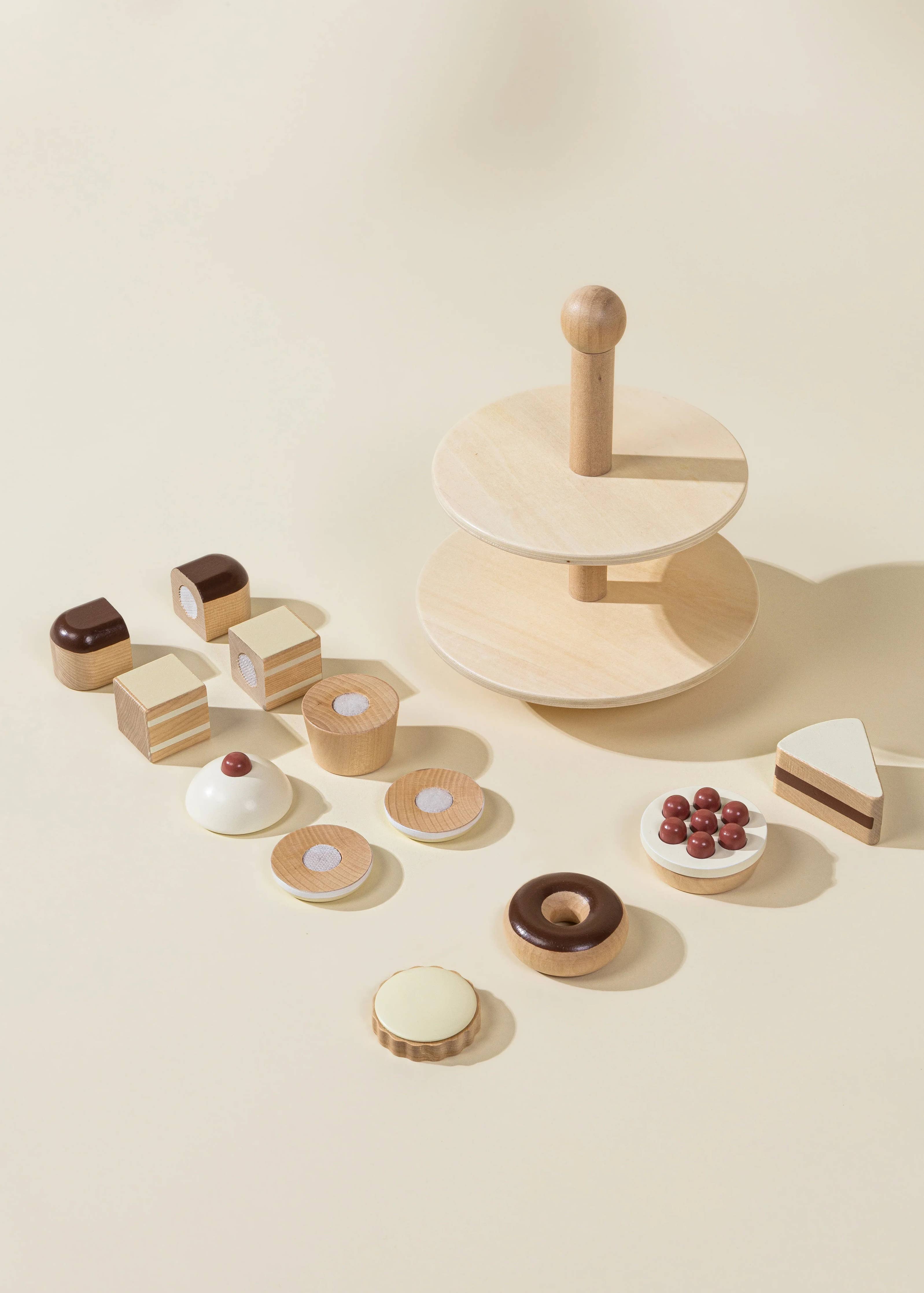 Wooden Desserts Tower