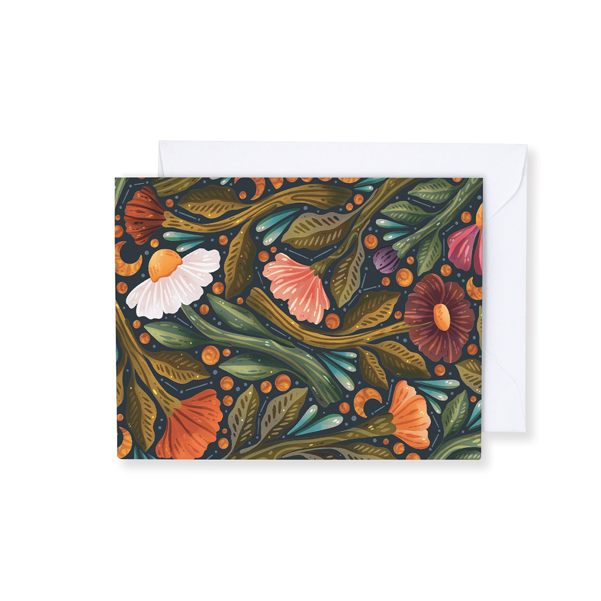 Nightsky Floral Notecards
