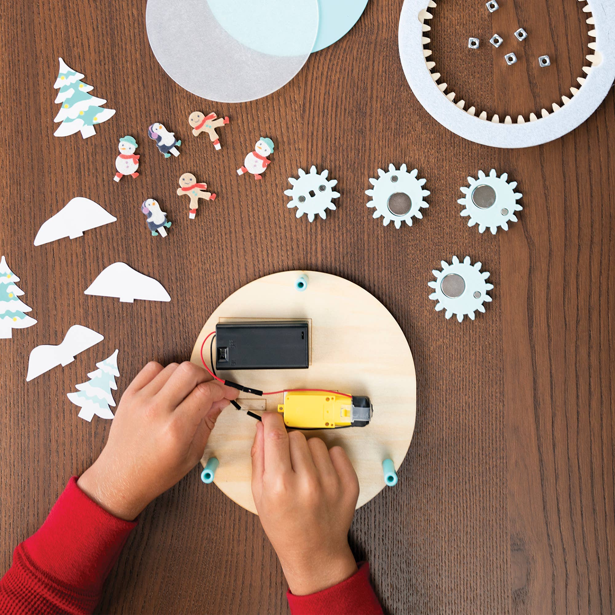 Ice Skating Rink Engineering Kit for Kids