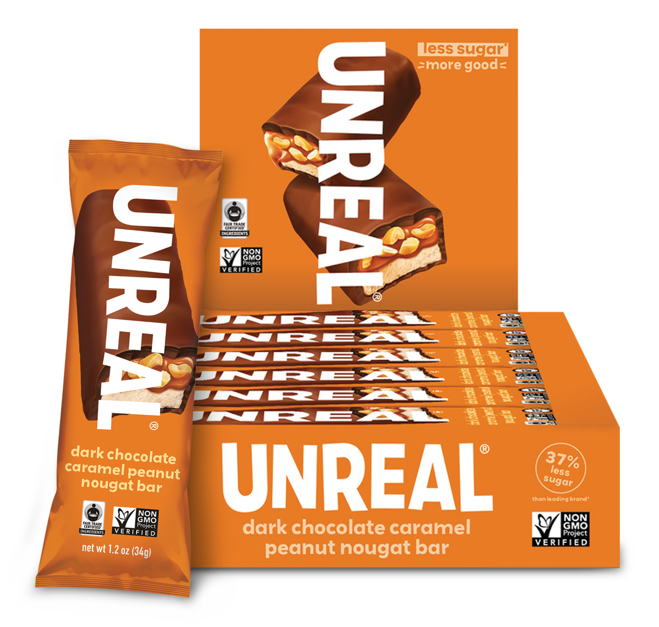 Dark Chocolate Caramel Peanut Nougat Snack Pack