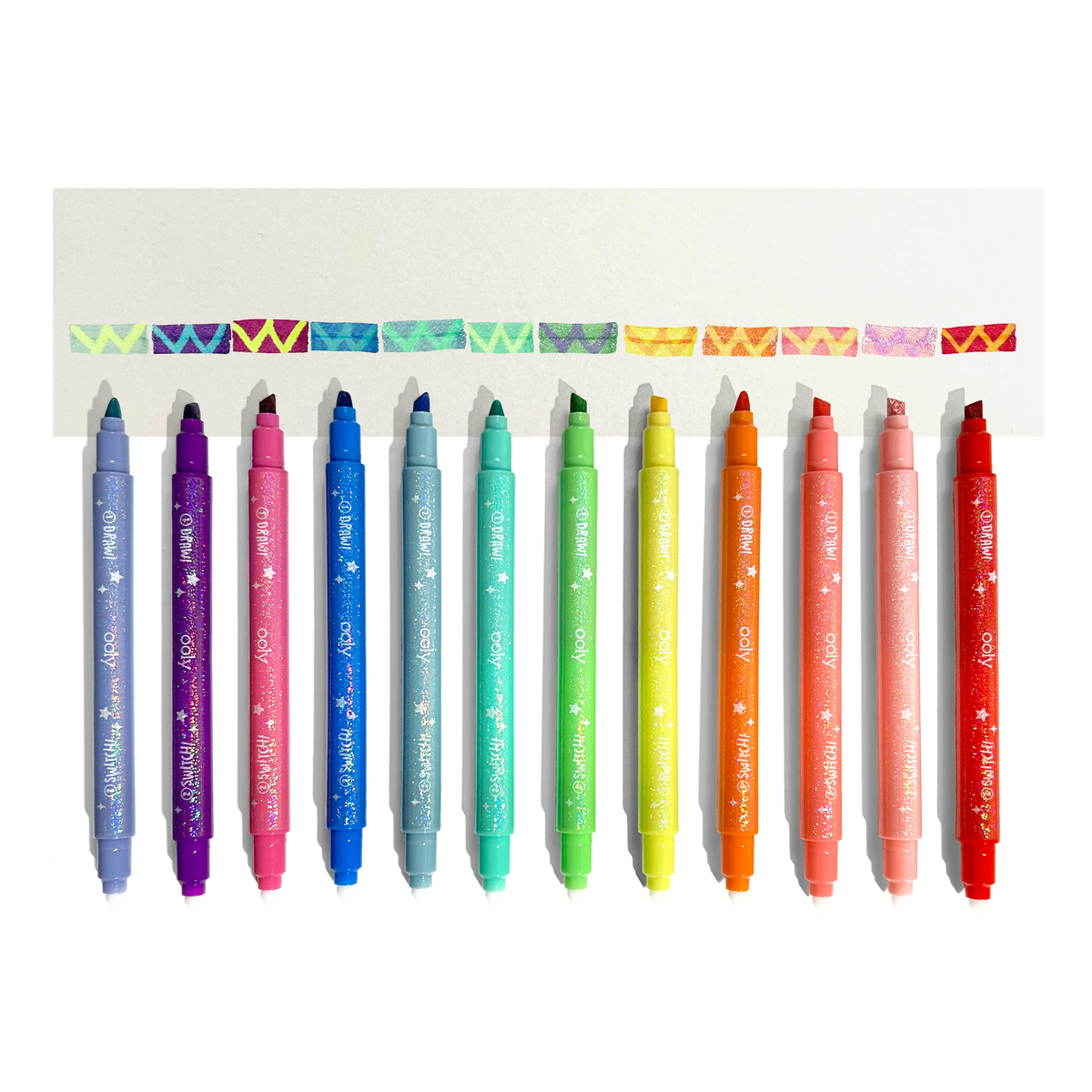 Switch-eroo!: Sparkle Glittery Color-Changing Markers (Set o