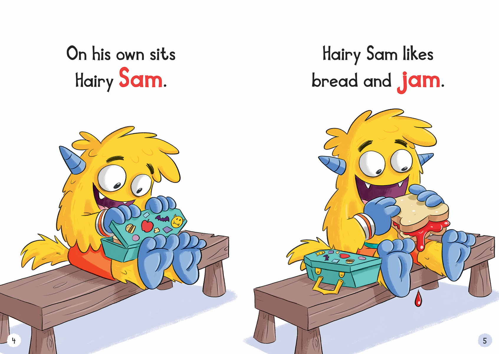 School of Monsters: Hairy Sam Loves Bread and Jam