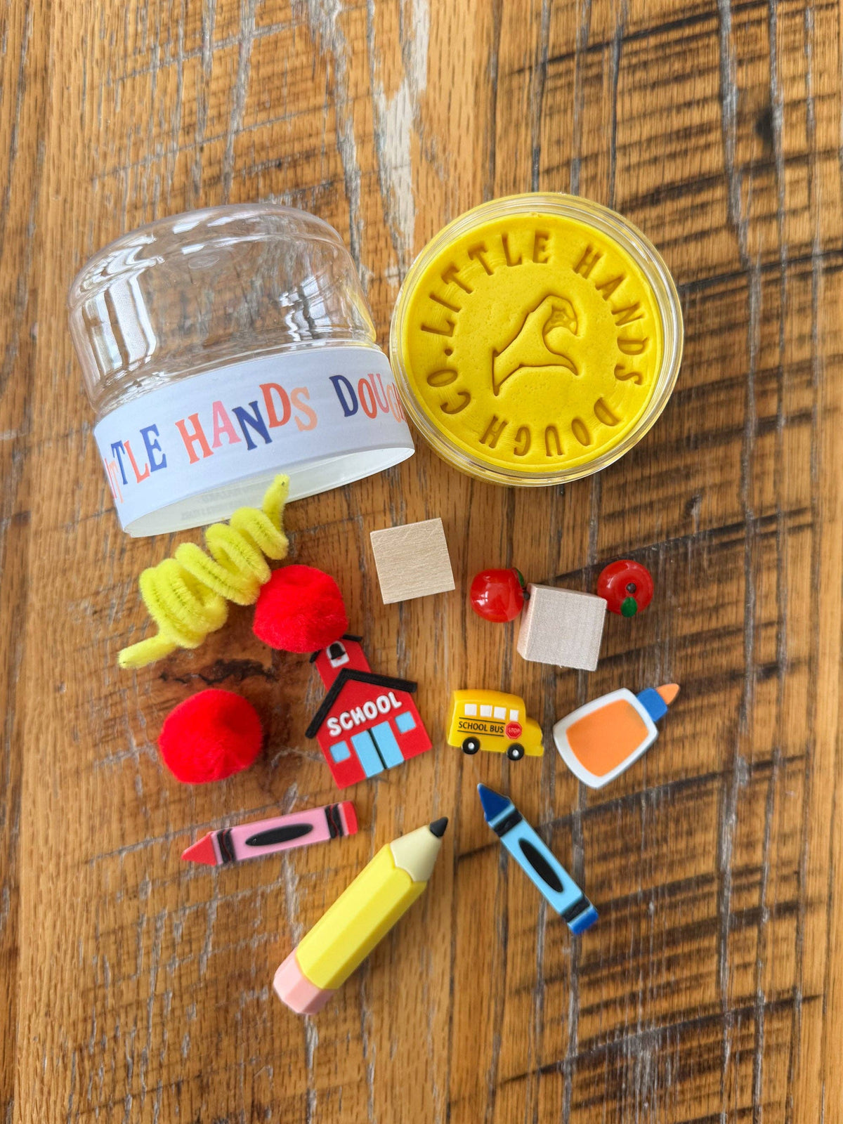 Back 2 School Mini Playdough To-Go Jar