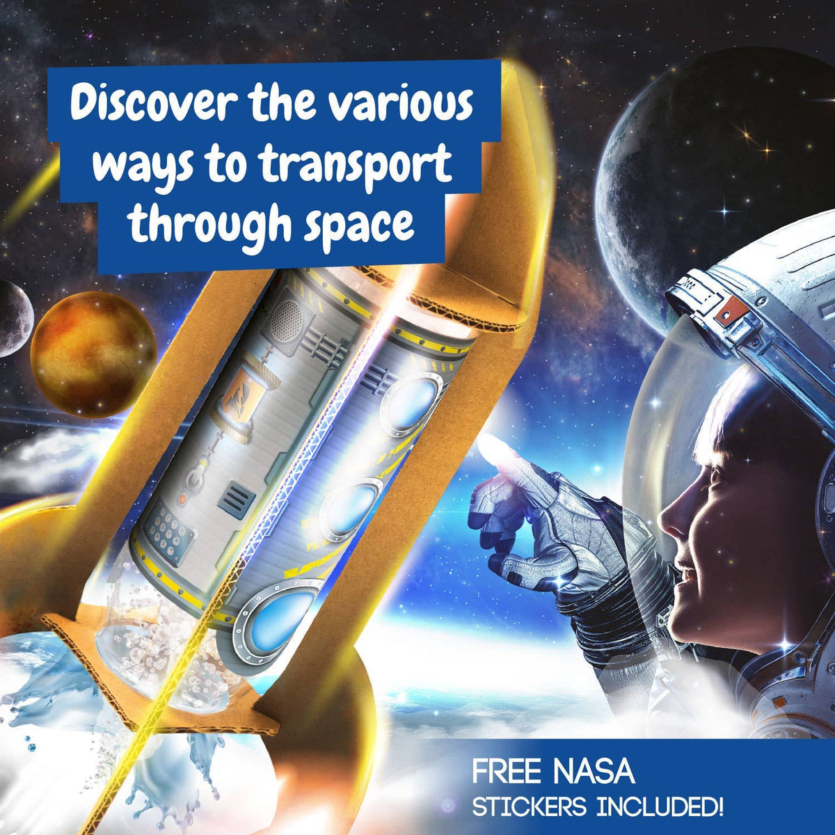 Super Rocket NASA Educational Toy (7 Languages)