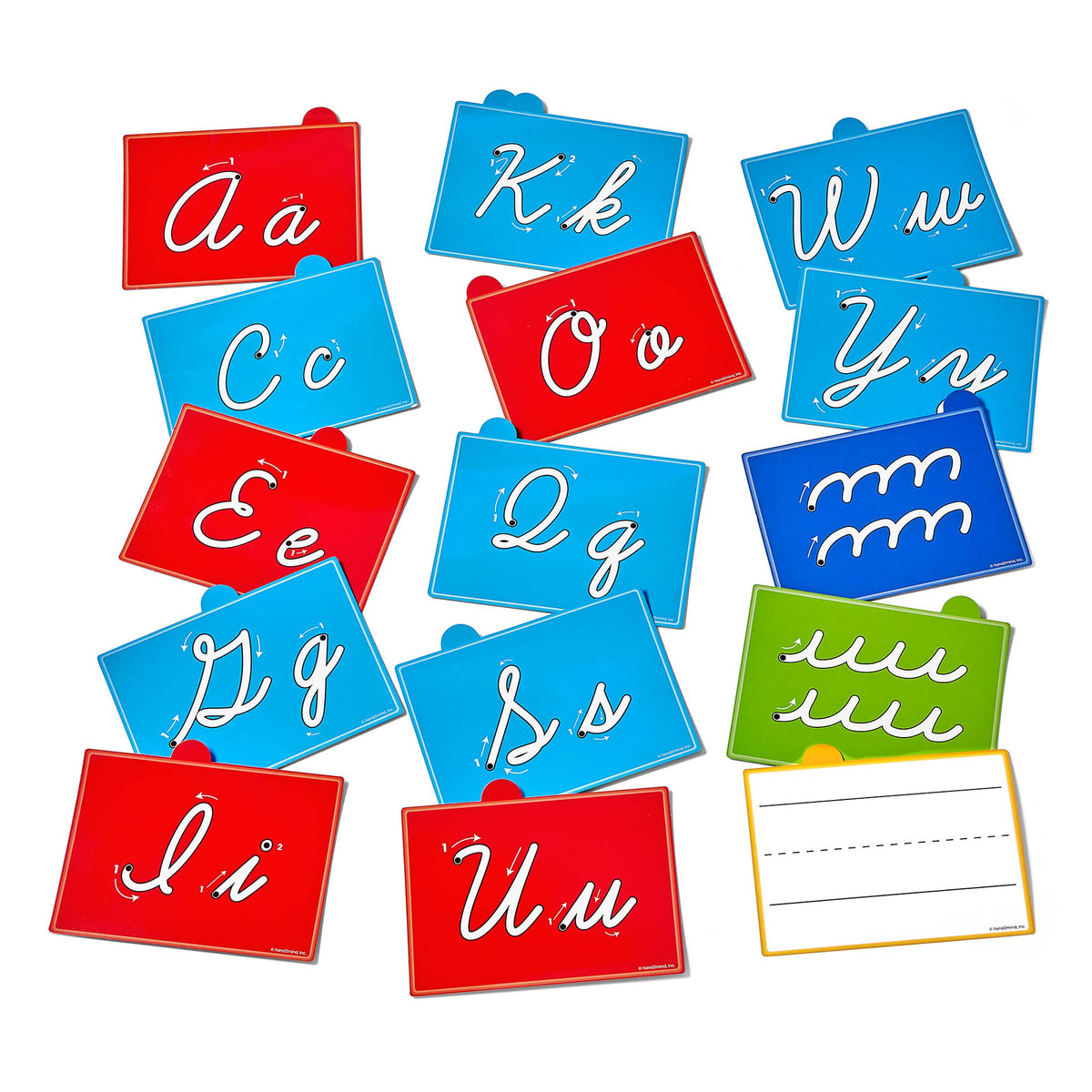 Cursive Letter Tracing Sensory Pad