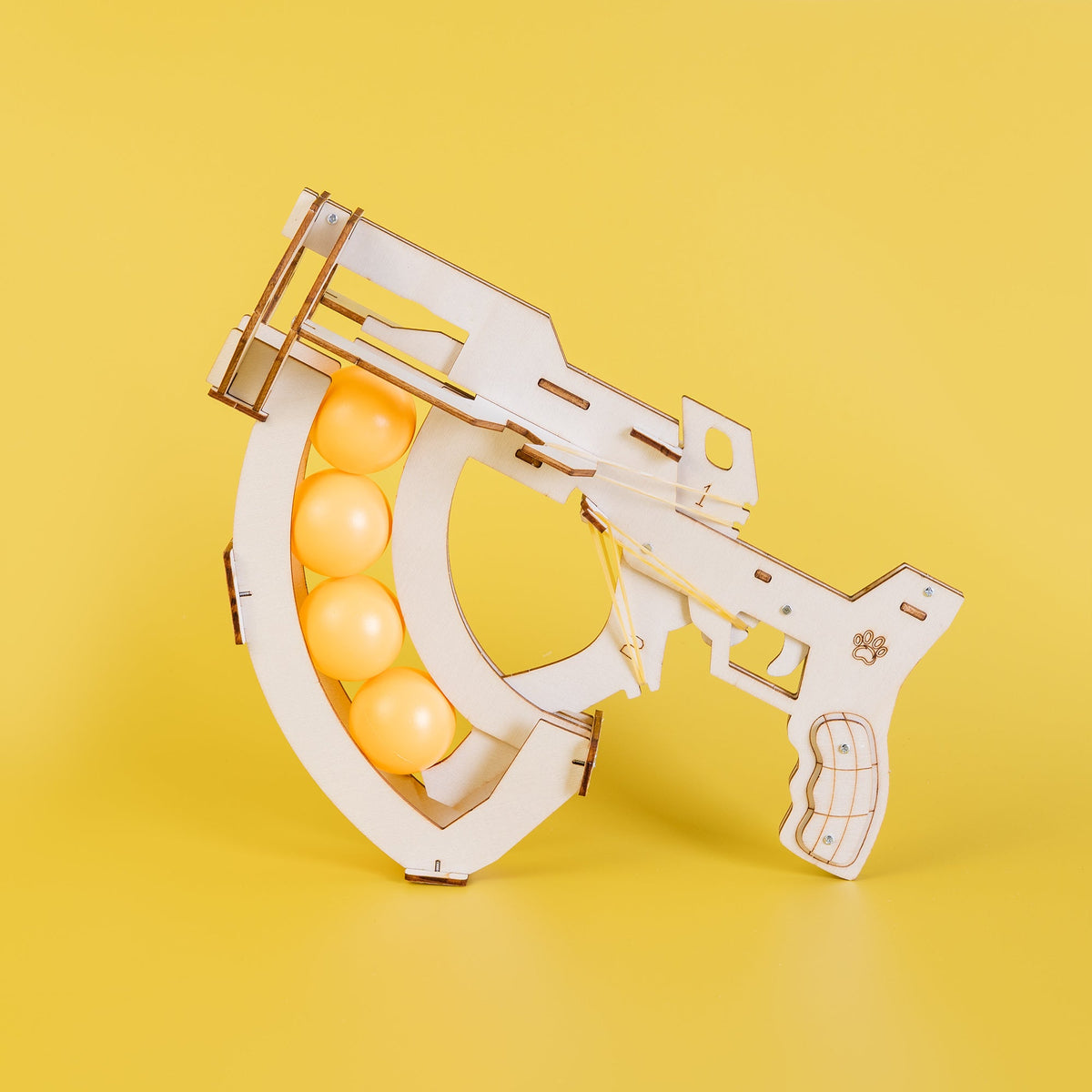 DIY Wooden Ball Launcher Kit – Build Your Own Mechanical Launcher