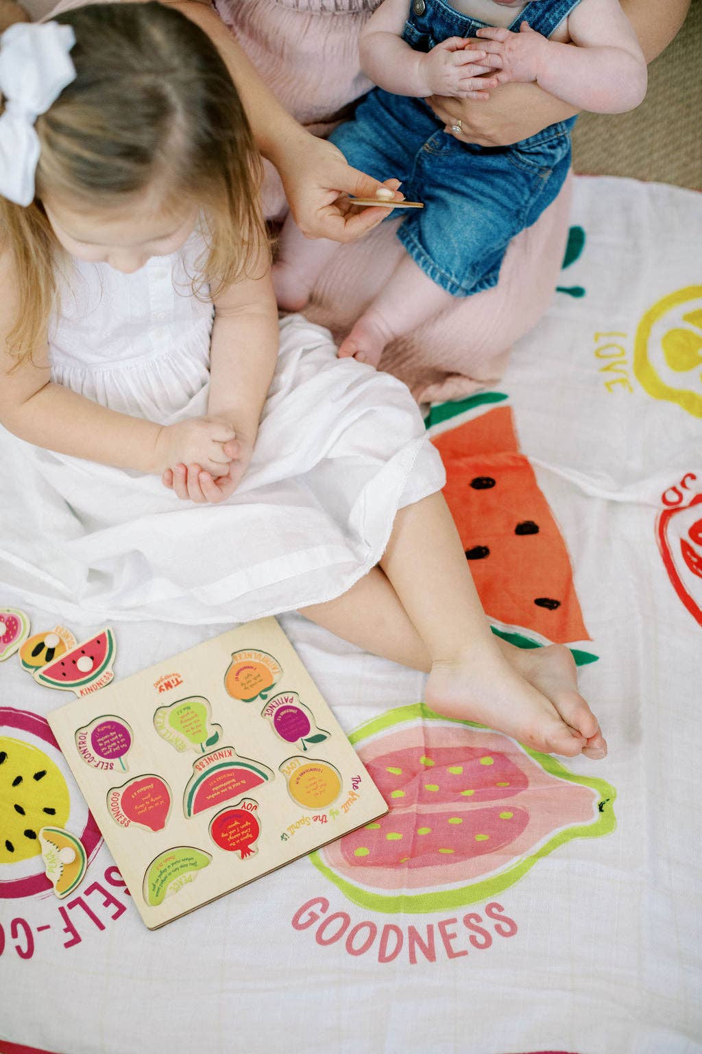 Fruit of the Spirit Wood Puzzle with Scripture