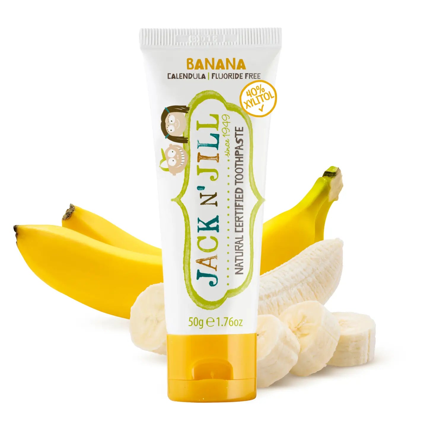 Jack N' Jill Natural Certified Kids Toothpaste Banana