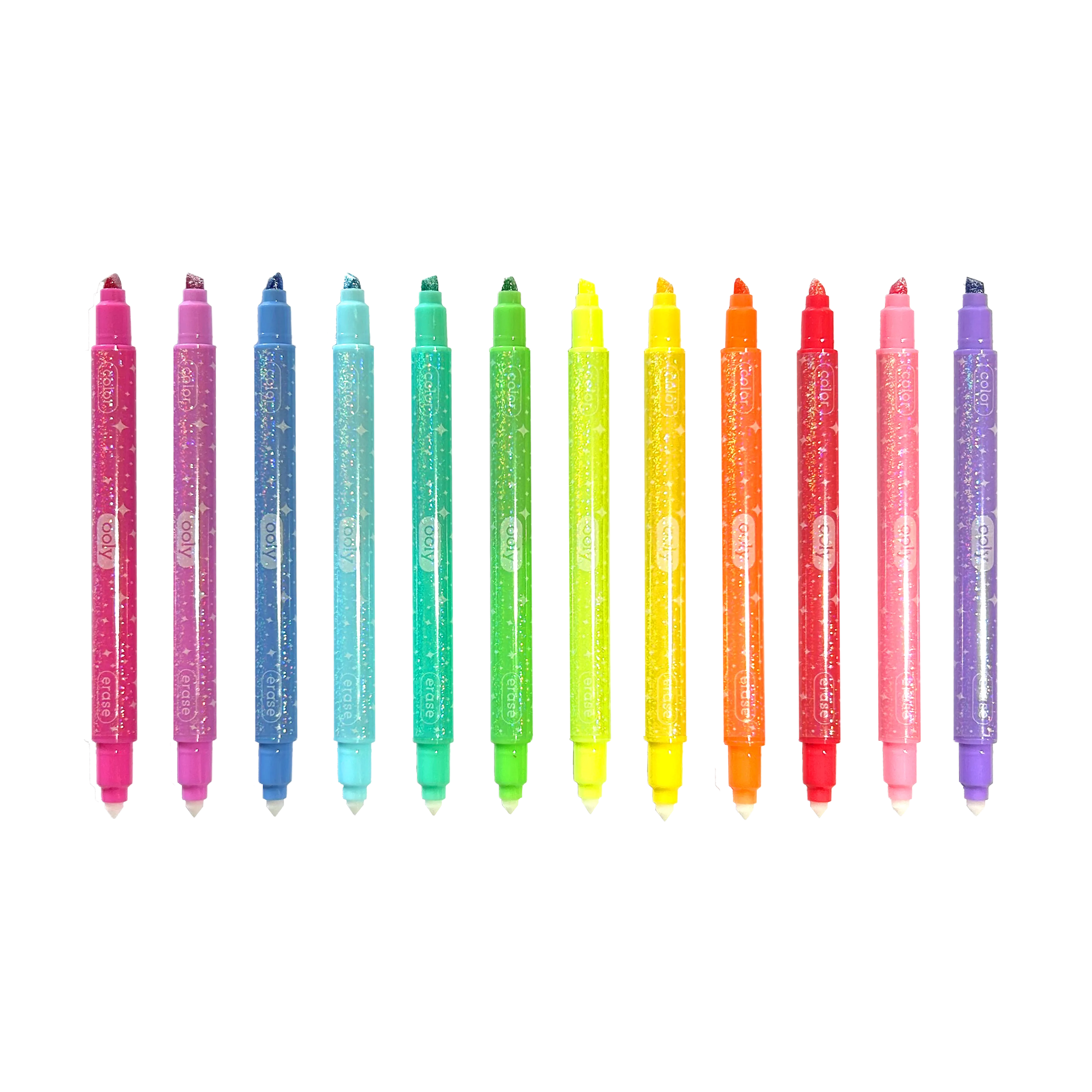 Make no Mistake! Glittery Erasable Markers (Set of 12)