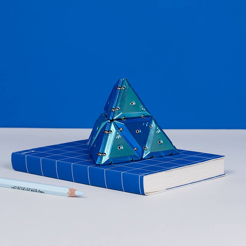 Geode Chrome Pyramids Magnetic Sensory Toys