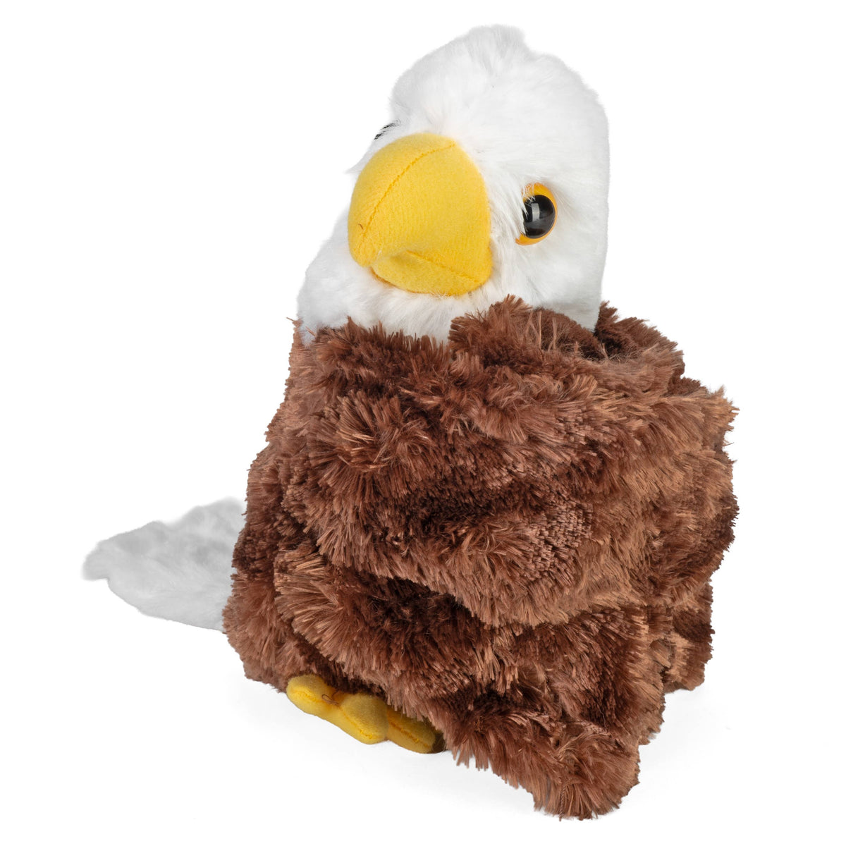 Huggers Bald Eagle Stuffed Animal 8"