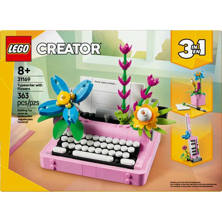 LEGO® Creator 3in1 Typewriter with Flowers (31169