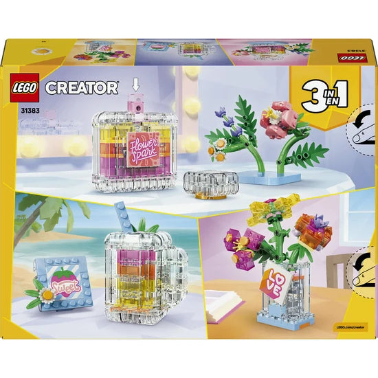 LEGO® Creator 3 in 1 Floral Decor Perfume Bottle (31383)