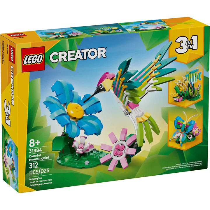 LEGO® Creator 3 in 1 Wild Animals: Colorful Hummingbird (31384)