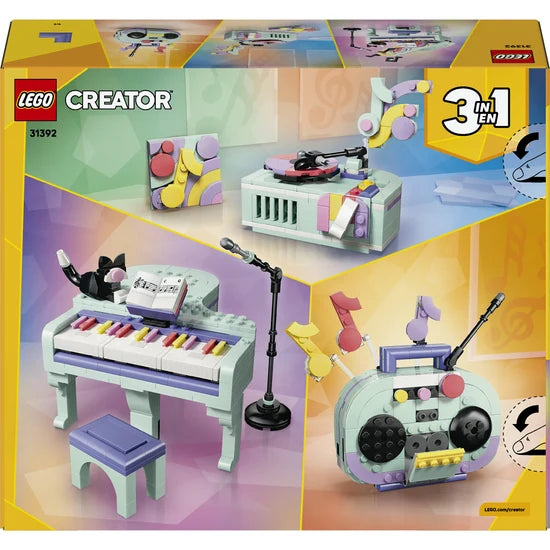 LEGO® Creator 3 in 1 Music Decor Piano with Cat (31392)